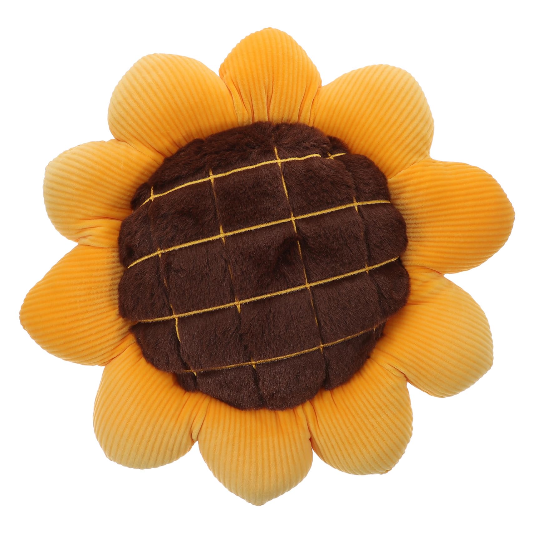 ULDIGI Sofa Ornament Sunflower Pillow Round Cushion for Home Decor Comfortable Seat Cushion