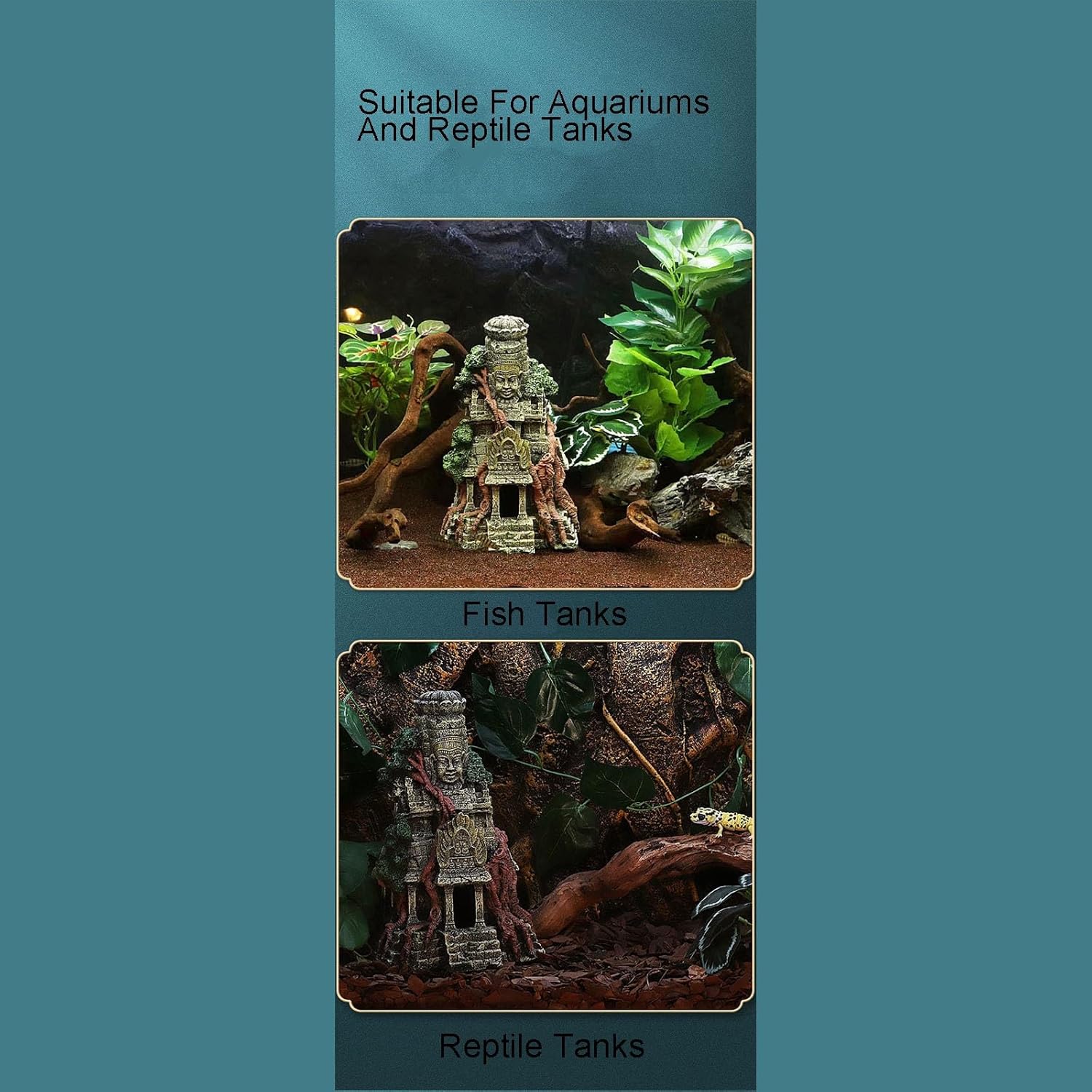 Pond Rocks Wat Buddha Statue Temple Decorations Landscaping Rocks, Fish Tank Zen Ornament Buddha Decor Bring Good Luck