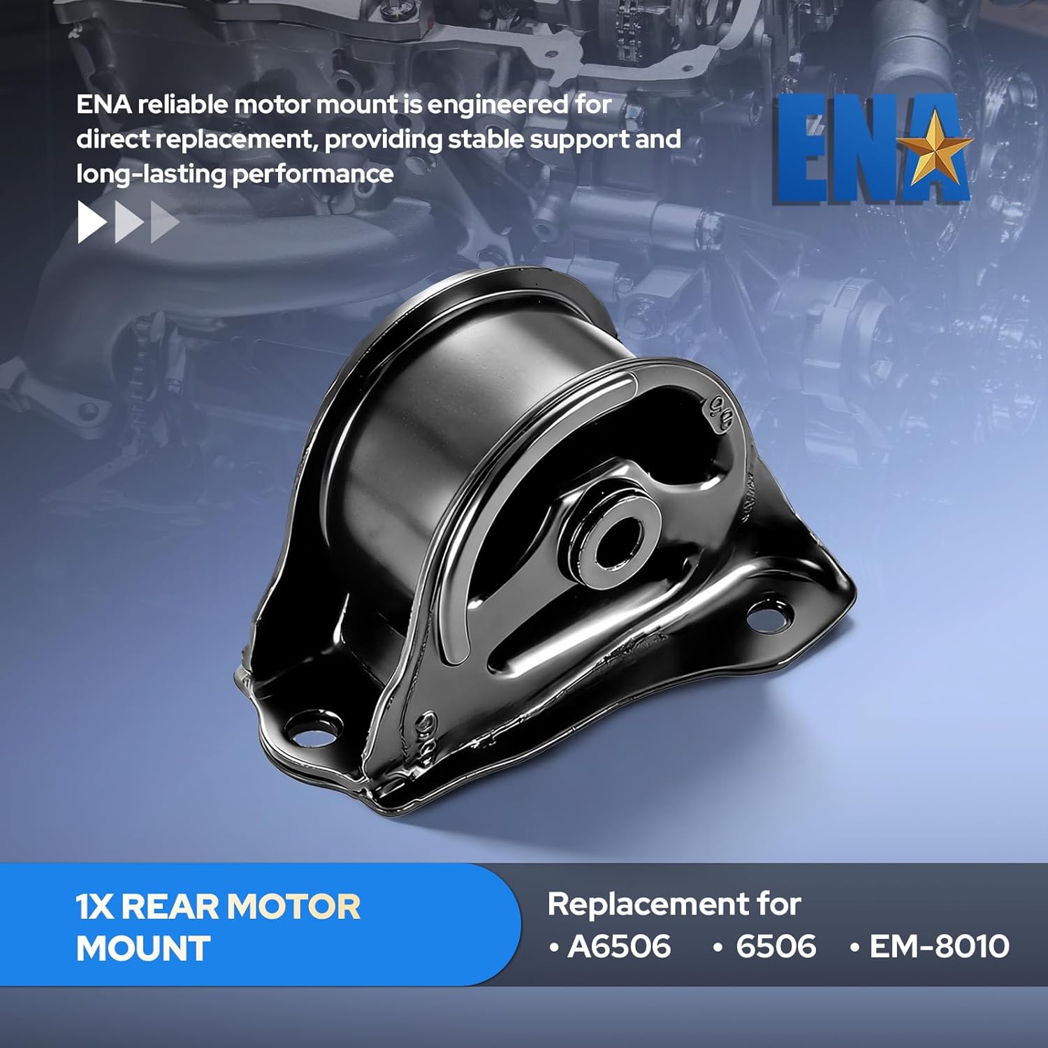 ENA Engine Motor Transmission Mount Set of 5 Compatible with Honda 1996 1997 1998 1999 2000 Civic 1.6L Front Rear Replacement for A6520 A6502 A6556 A6506 A6526