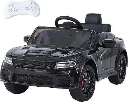 Auto de paseo para niños de 12 V con control remoto para padres, potente motor de 2 x 390 W, pedal de pie, 3 velocidades, USB, MP3, luces LED,