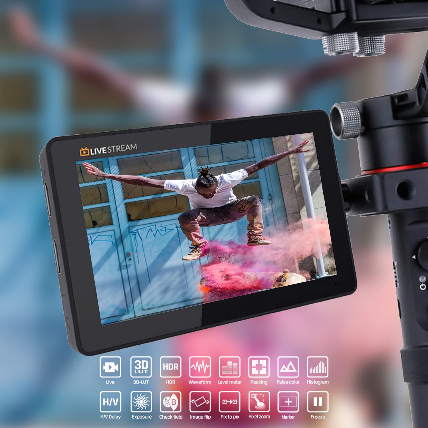 B&h Hd Monitor VIDEOGEAR Black Mini 5 Inch Camera Monitor USB Live ...
