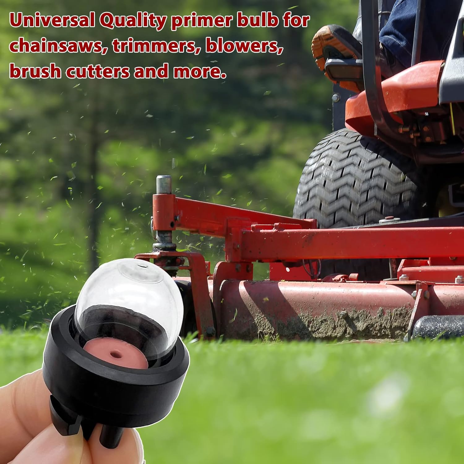 6 Units Primer Bulb Snap in Primer Bulb Pump Replacement for Craftsman Poulan Husqvarna Chainsaw Compatible with Roybi Homelite Zama Walbro Gas Trimmer Blower Brush Cutter thumbnail