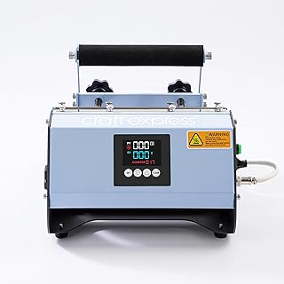 Elite Pro Max 2 in 1 Tumbler Press Machine for Crafting and Sublimation – for Use with Stainless Steel Tumblers and Ceramic Coffee Mugs (Light Blue)