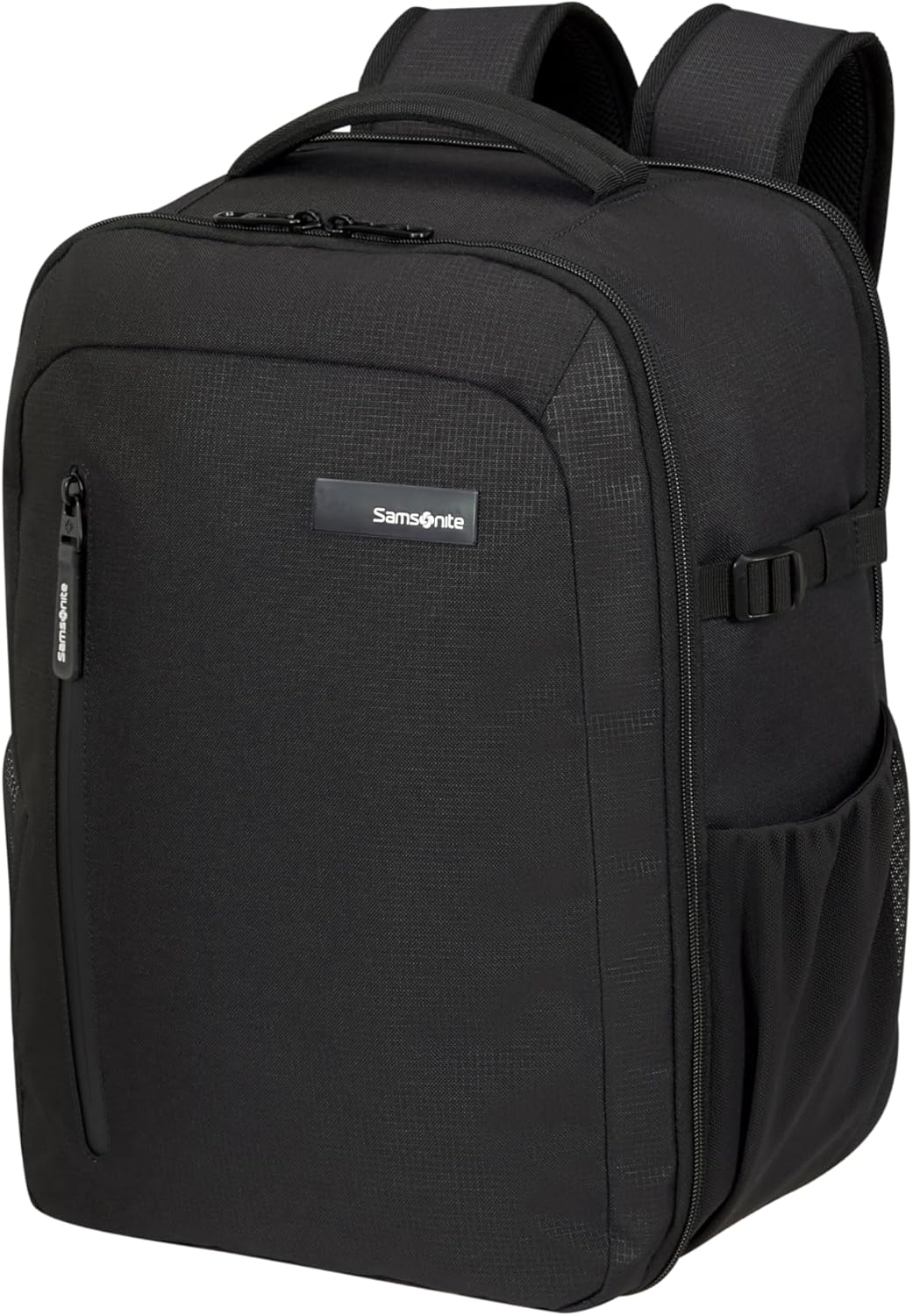 Samsonite Roader Cabin Backpack 40 x 30 x 20 cm Hand Luggage for Ryanair, Wizz Air & Vueling, Underseat Bag with Laptop Compartment 15.6 Inches, 26 L, 0.70 kg, Black (Deep Black)