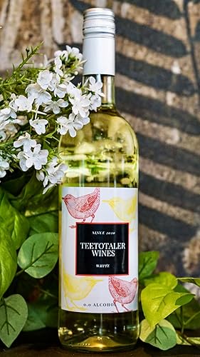 Miniatura 6 de Teetotaler Bebida de vino blanco sin alcohol alternativa al vino sin alcohol (6 botellas - 25.4 fl oz)