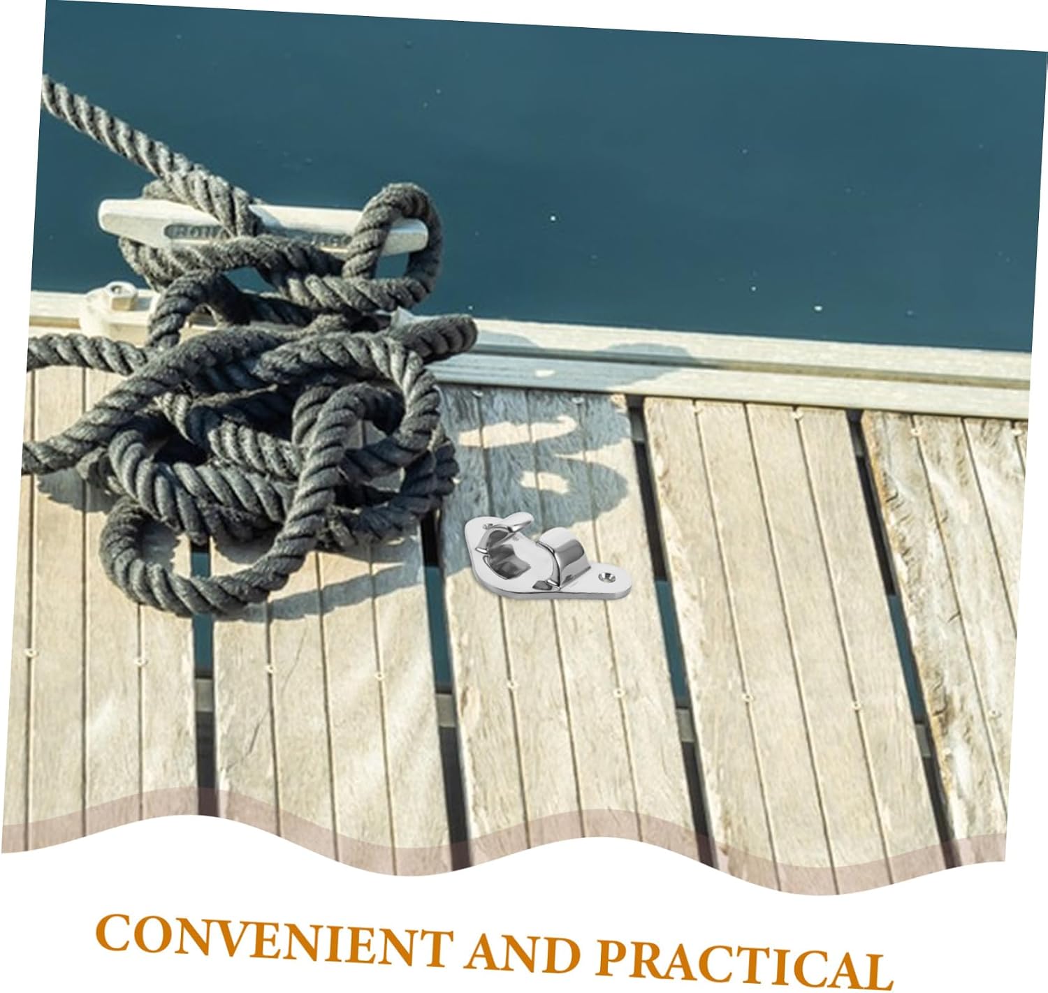 VICASKY Stainless Steel Bow Chock Cleats for Docking and Mooring Durable Anchoring for Boats and Yachts Easy Installation and Maintenance Heavy Duty Rope Clamps
