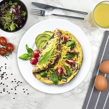 Kitchen Perfected 2000w Double Hotplate / Cast Iron Hotplate / Variable Heat Setting / Overhead Protection / Corrosion Resistant / Non-slip Rubber Feet / Easy Clean Finish / E4203SS / Stainless Steel
