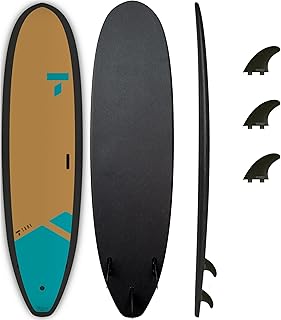 TAHE 7'10" Meteor Foam Surfboard – Lightweight, Durable Molded Soft Top | Skin-Tec One-Piece Construction | Ideal for Beginners, Rentals & Schools | Stable, Fun & Long-Lasting