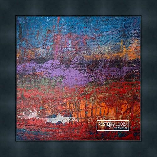 Miniatura 10 de Poster Palooza Marco de fotos de madera negro contemporáneo de 16 x 12 pulgadas con plexiglás acrílico UV, parte trasera de tablero de espuma y