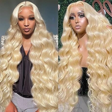 BoboMoti 13x4 613 Honey Blonde Lace Front Wig Human Hair 30 inch
