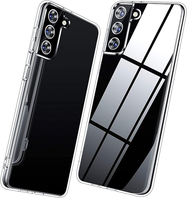Vakoo for Samsung Galaxy S21 Plus Case, Anti-Yellow Soft Silicone Shockproof Protective Phone Cases for Samsung Galaxy S21+ Plus 5G (6.7-Inch) - Crystal Clear