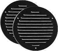 Vista 20 de Vent Systems – 3.35 x 9.84 pulgadas (interior) rejilla de ventilación de aire rectangular de metal blanco para alero, cubierta de rejilla, deflector