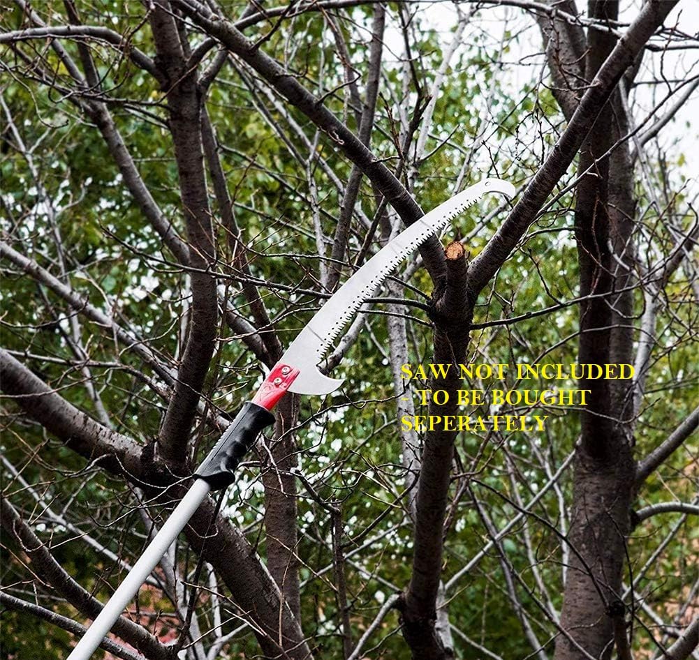 AASONS Extendable Pole Saw, Telescopic Tree Pruner, Long Reach Extension Branch Cutter Pruning Saw (4.5 Meters) - Image 6 thumbnail