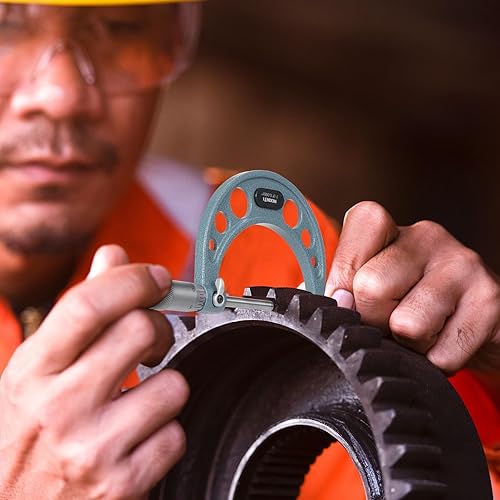 Miniatura 10 de Micrómetro digital herramientas profesionales de medición de grosor de 000005 pulgadas0000in calibre de grosor de resolución funda protectora con