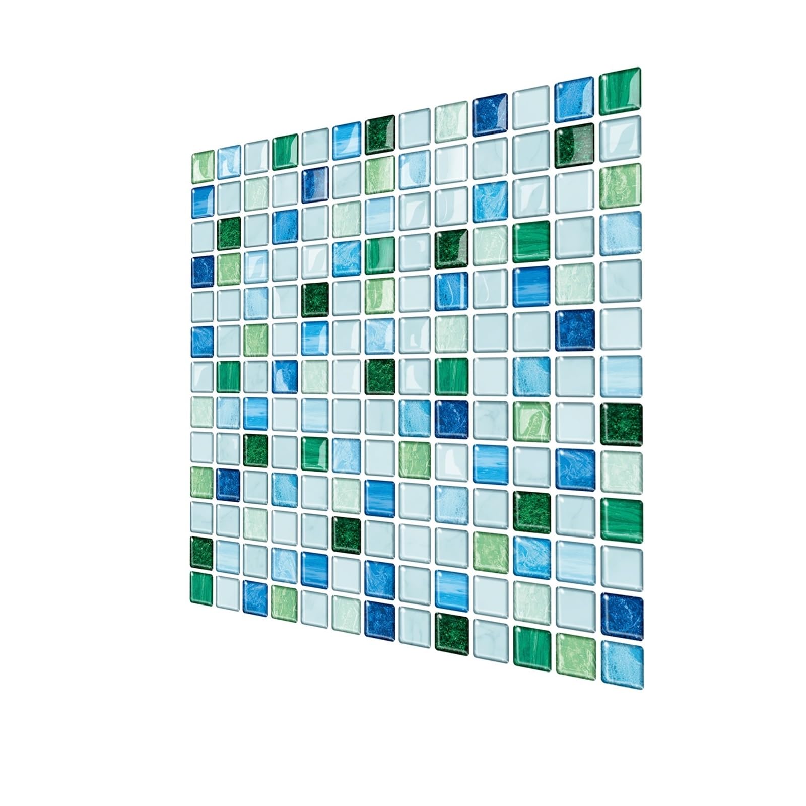Azulejos adhesivos de mosaico de mármol 25x25 cm multicolor Color 14
