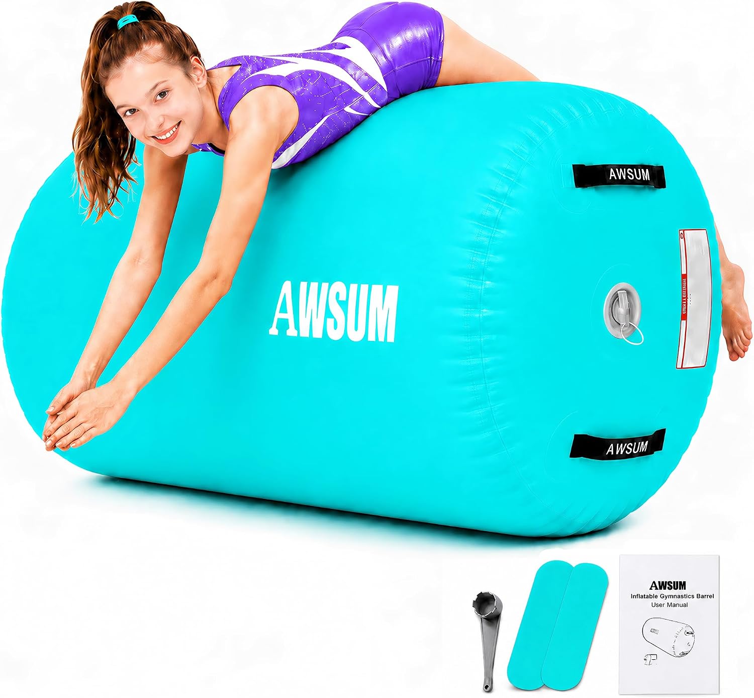 AWSUM Gymnastics Roller Barrel Tumbling Equipment Back Handspring Trainer