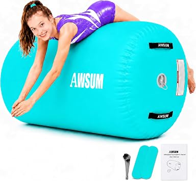 AWSUM Gymnastics Roller Barrel Tumbling Equipment Back Handspring Trainer