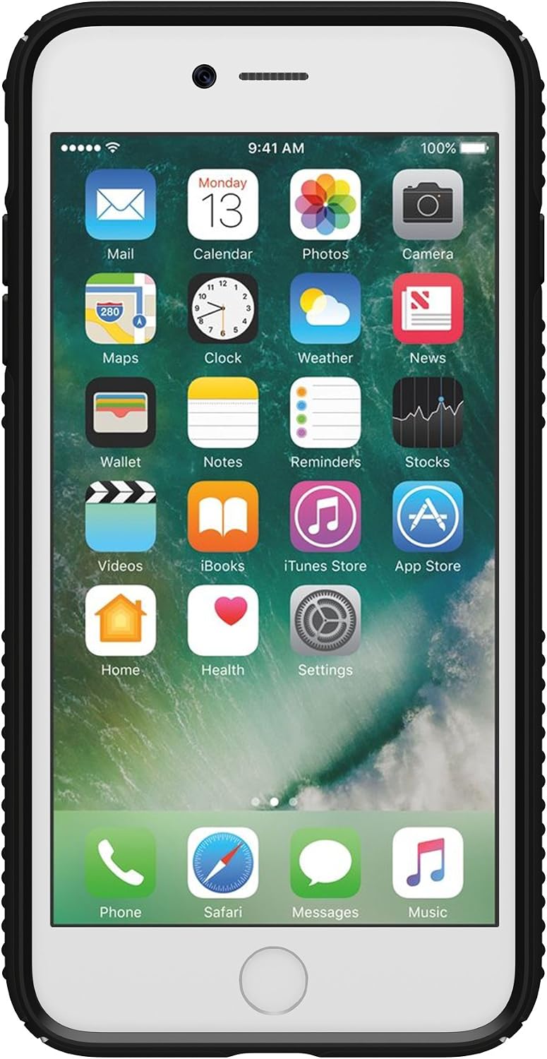 Speck Products Presidio Grip Cell Phone Case for iPhone 7 Plus - Black/Black