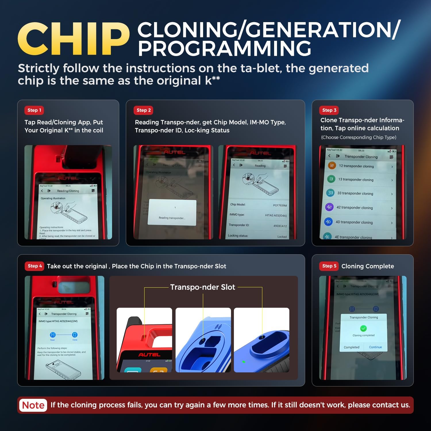 2026 Autel MaxiIM AT100 Super Chip, Transponder Chip for ID11 ID12 ID13 ID46 ID47 ID48 ID49 ID4A ID4C ID5C ID4D ID64 ID8A ID8C MQB, Work with KM100 IM508 IM608 IM508S PRO IM608 PRO II (10PCS/Pack)