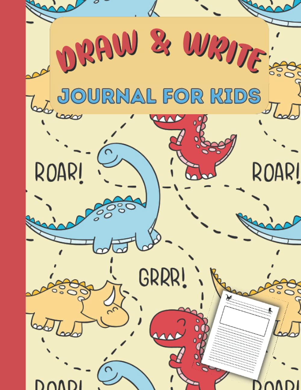 Draw & Write: Story Journal For Kids | Dino lover Gift