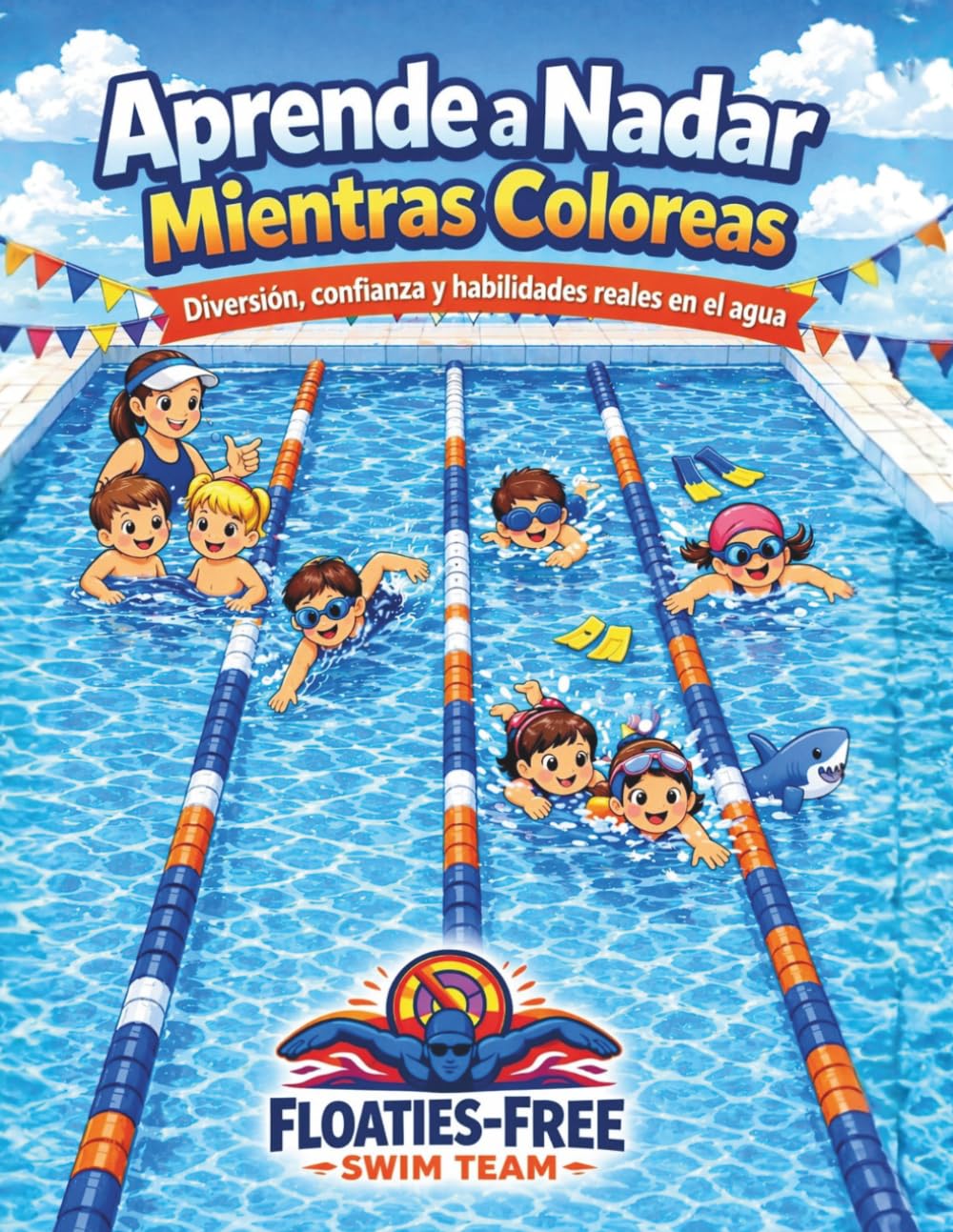 Aprende a Nadar mientras Coloreas