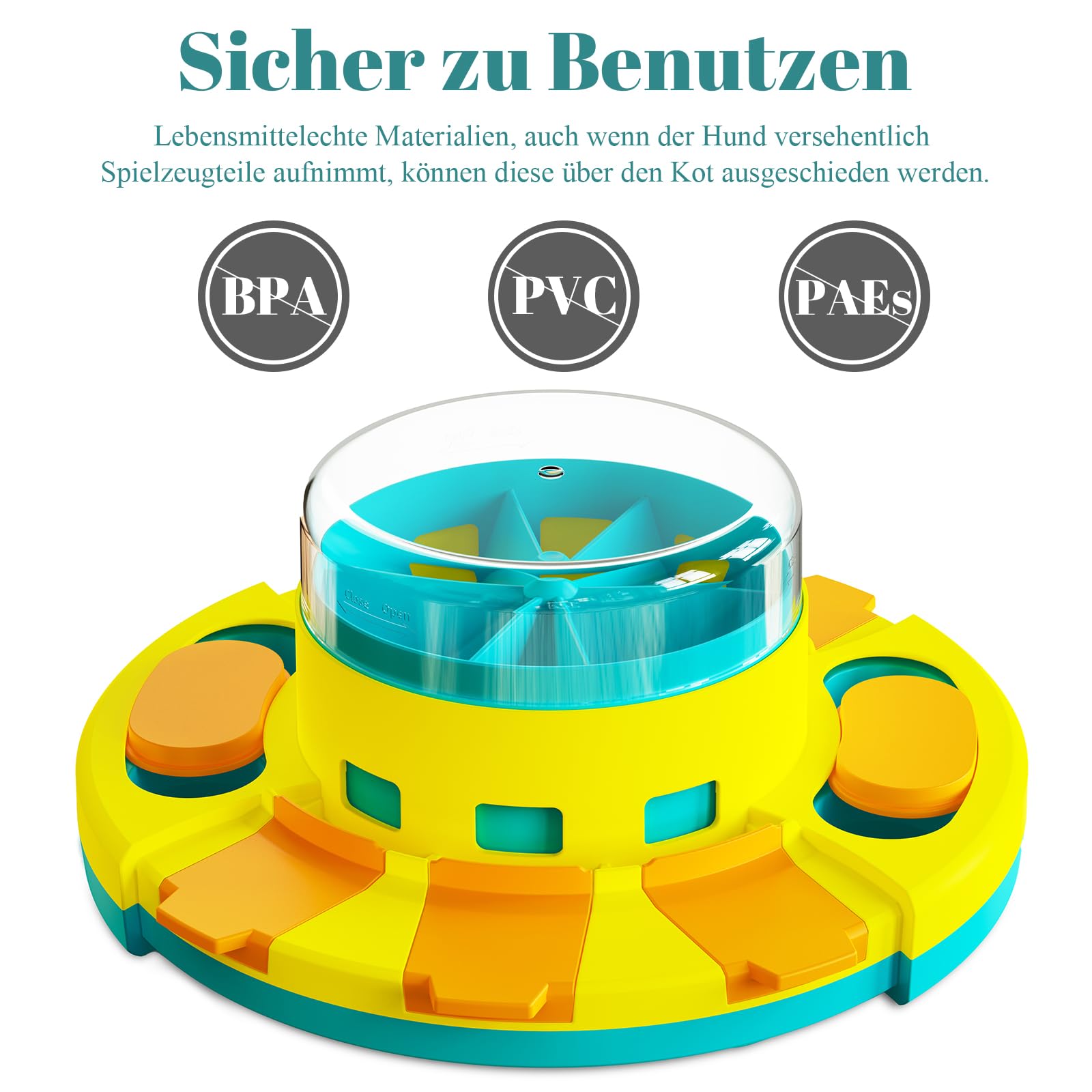Hundespielzeug Intelligenz, Hunde intelligenzspielzeug für Hunde Kleine/mittlere/große Hunde Spielzeug intelligent-Stufe 2 (mittel)