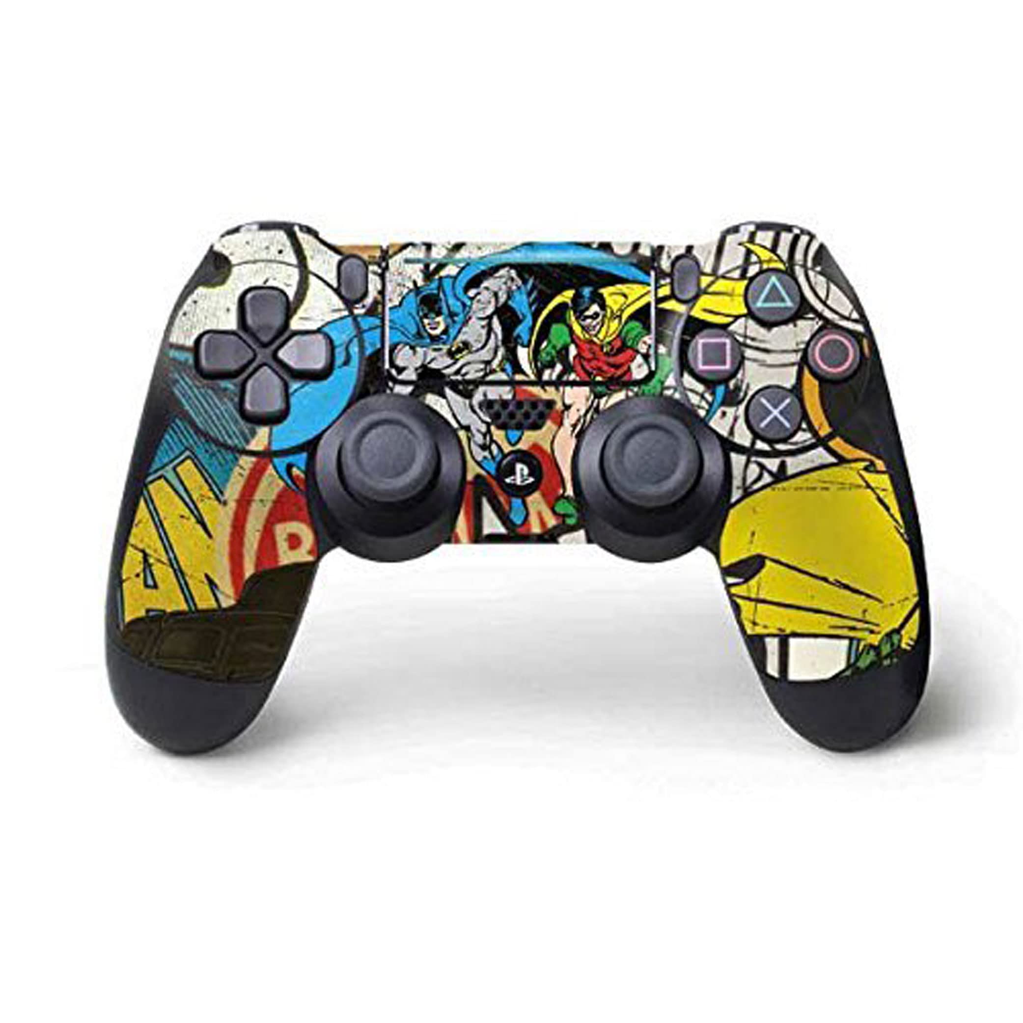 Elton PS4 Controller Designer 3M Skin for Sony PlayStation 4, PS4 Slim, Ps4 Pro DualShock Remote Wireless Controller - Batman and Robin Vintage, Skin for One Controller Only [video game] (B0786G5WW6) Amazon Price History, Amazon Price Tracker