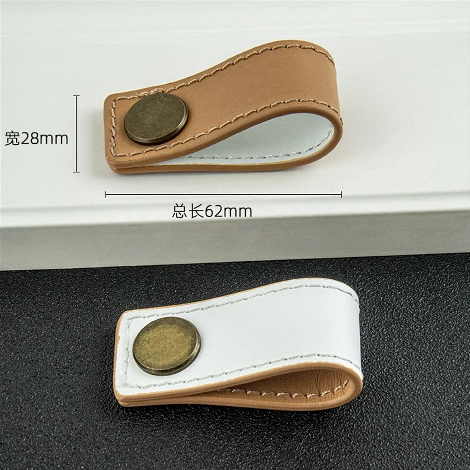 Handle and Knobs Door Knobs Pull for Furniture Cabinet Chest Drawer Suitcase HandleFurniture Hardware 1Pcs (Color : 10 Size as Shown in Figure 2)
