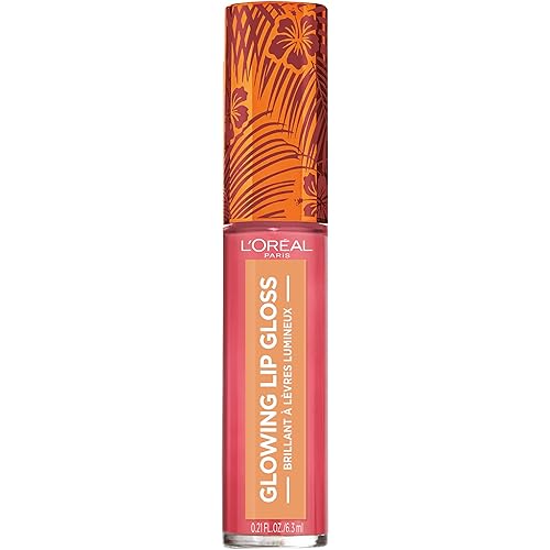 Miniatura 3 de L'Oreal Paris Summer Belle - Brillo de labios brillante, tropical, como si fuera caliente