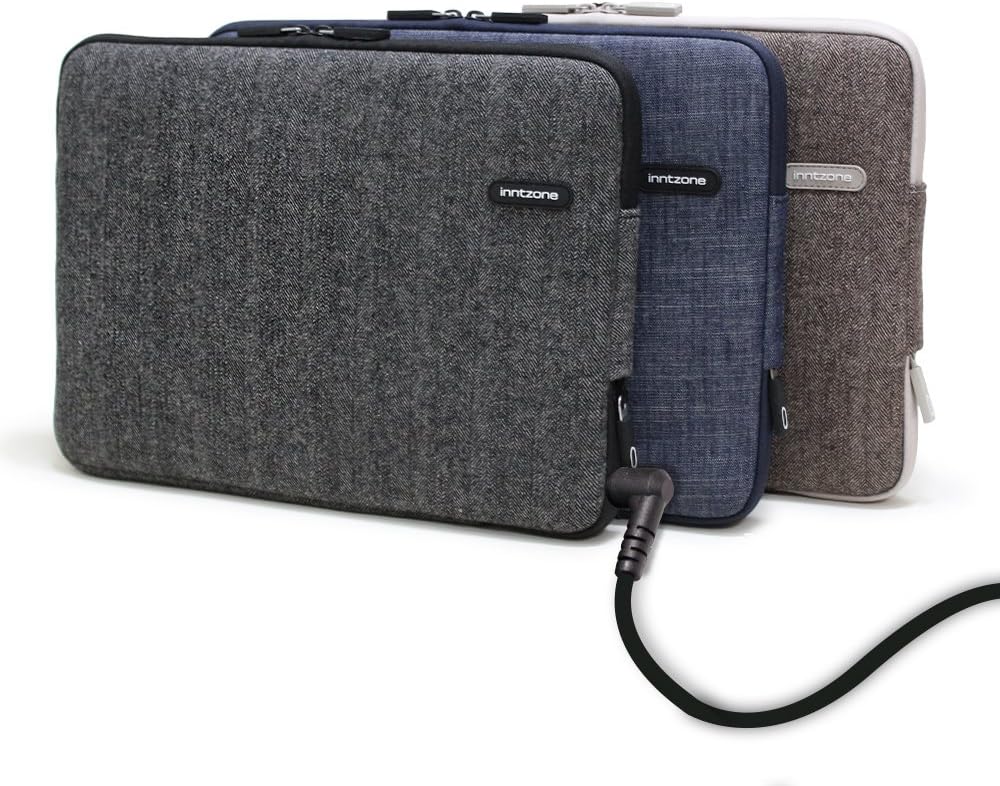 INNTZONE Valentine 12inch~13.3inch Laptop Sleeve case cover DenimBlue [fivefold shock-absorbing] [Directly chargeable without taking laptop out]