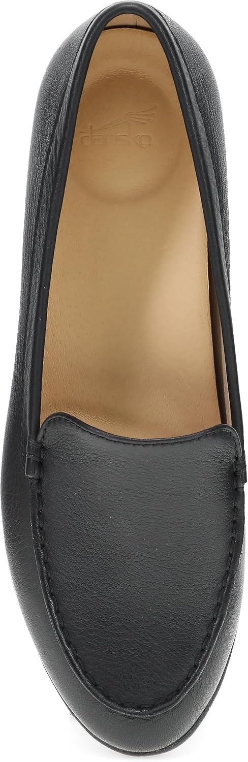 Dansko Lorri Slip-On Loafers for Women - Comfortable Flat Shoes with Arch Support - Versatile Casual to Dressy Footwear - Lightweight Rubber Outsole