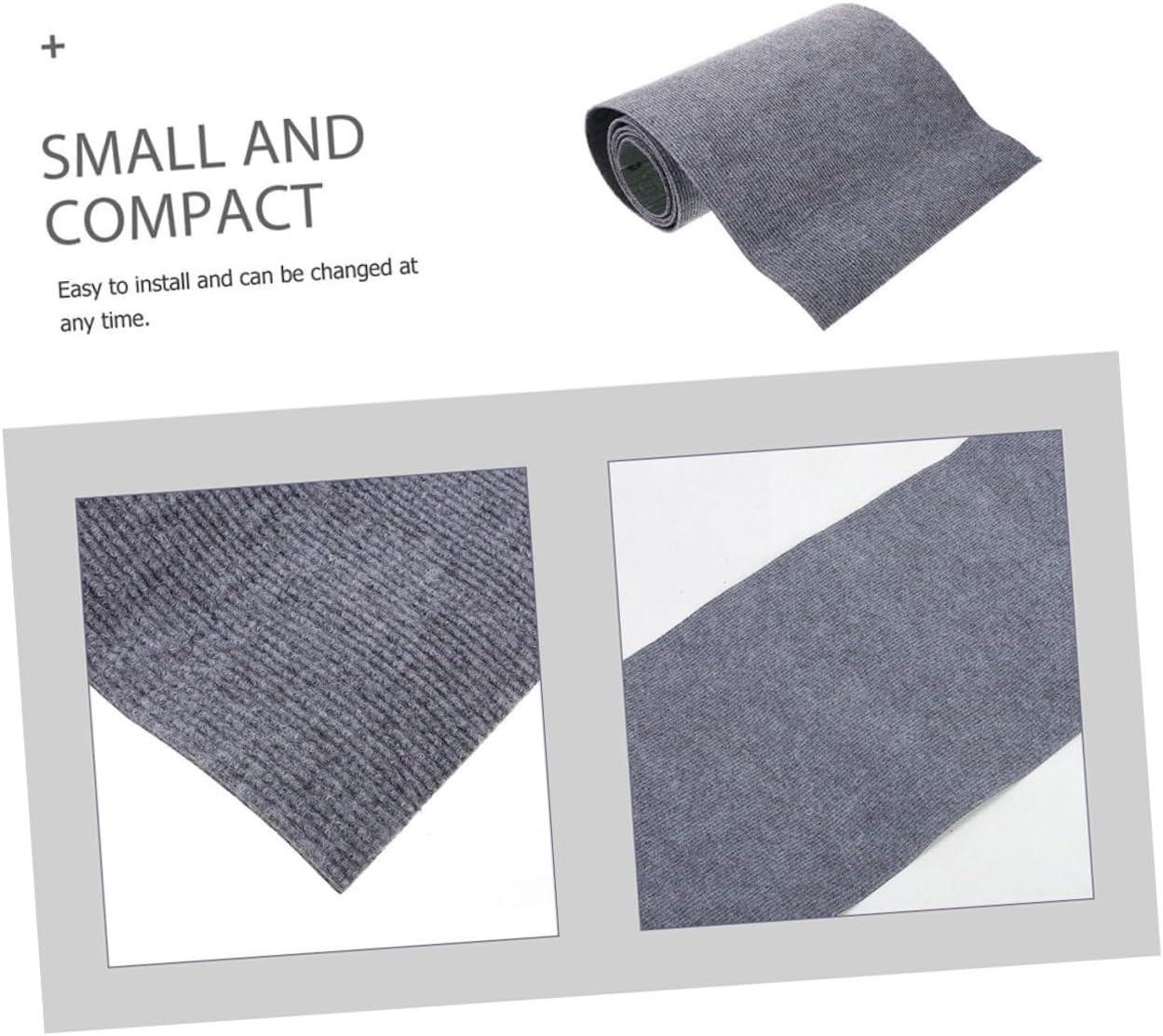 Cat Scratching Post Carpet Self Adhesive Mat for Cat Trees Furniture Walls Durable Replacement Rug Extra Deep Grey