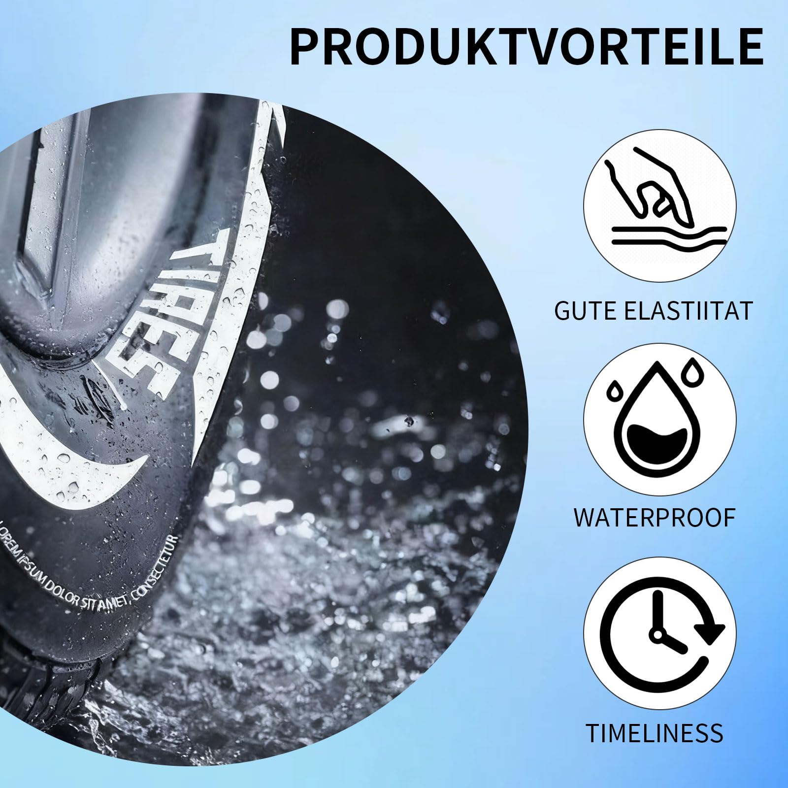 Reifen Stift Wasserfest Auto – 6er Reifenmarker, Graffiti Lackstift für Autoreifen & Motorradreifen, Reifenstifte mit hoher Kapazität Ideal für langlebige Markierungen & Reifen/Gummi (Weiß+Silber )