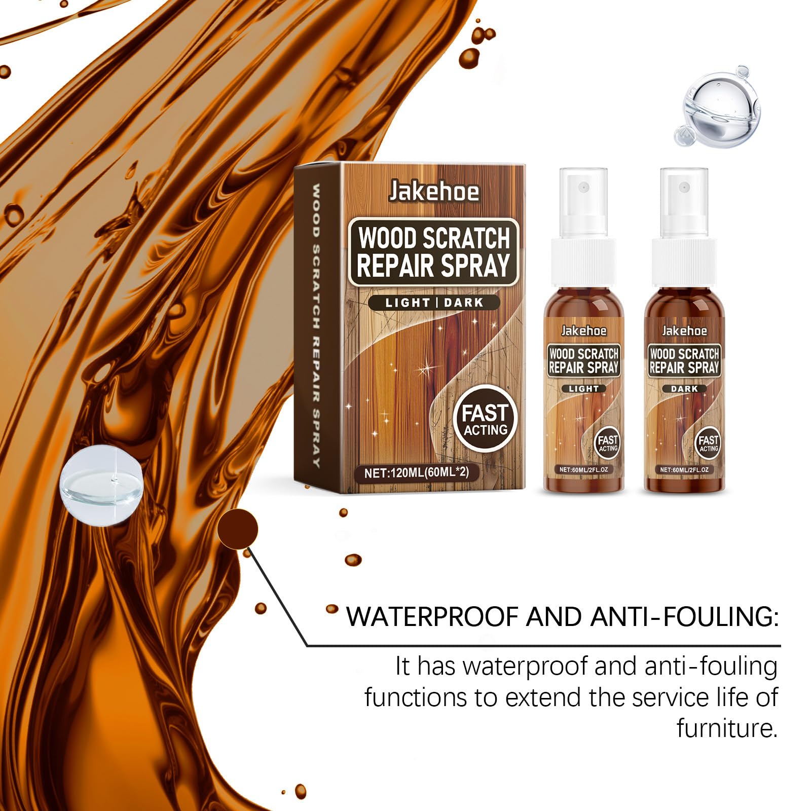 Quick Shine - Limpiador y abrillantador para suelos de madera, rejuvenecedor de todos los suelos, agente de protección de suelos, spray de pulido para muebles, renovación de suelos (6 unidades)