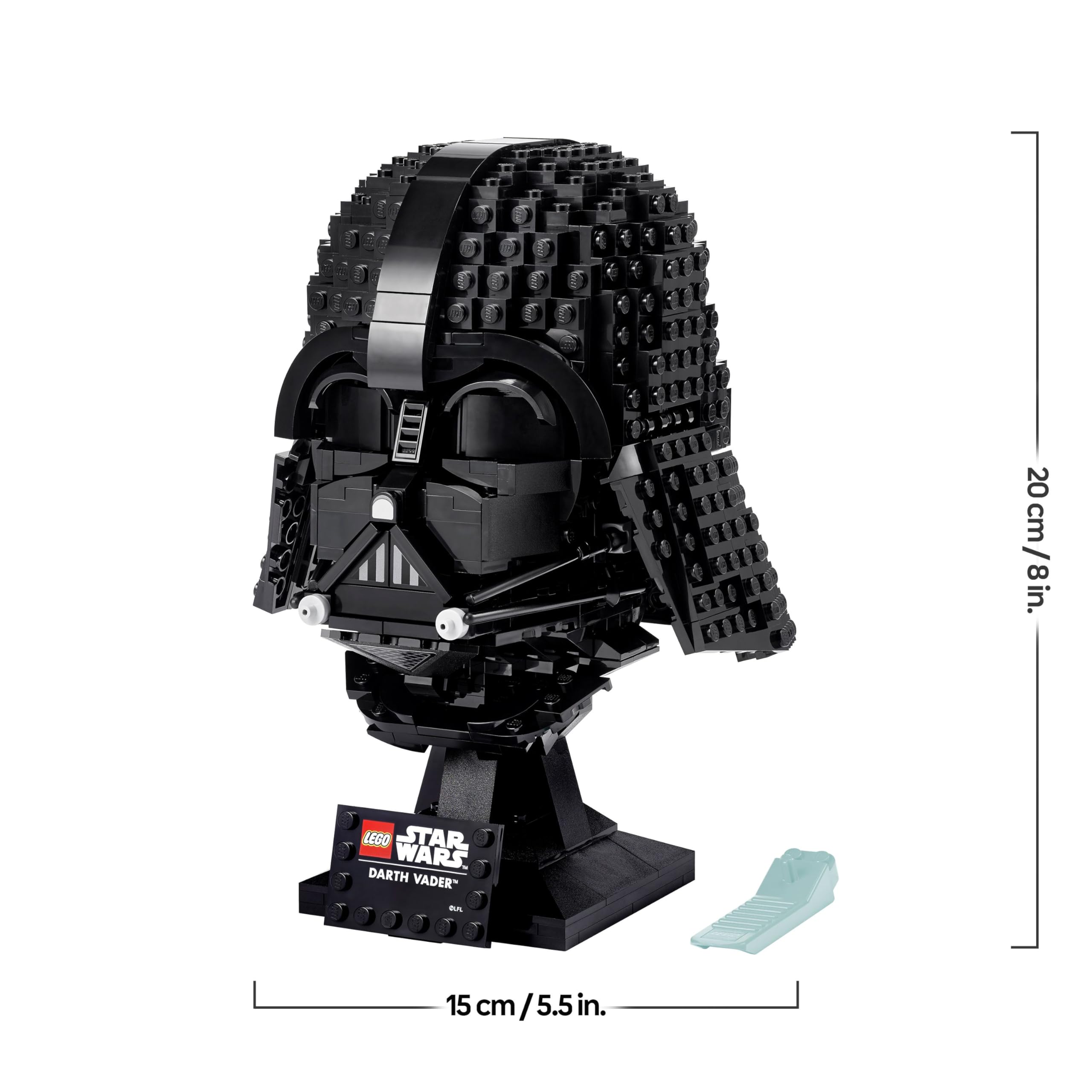 LEGO Star Wars Darth Vader Helm, Bauset für Erwachsene, Geschenkidee für Männer, Frauen, Ihn oder Sie, sammelbares Modell zum Bauen und Ausstellen 75304