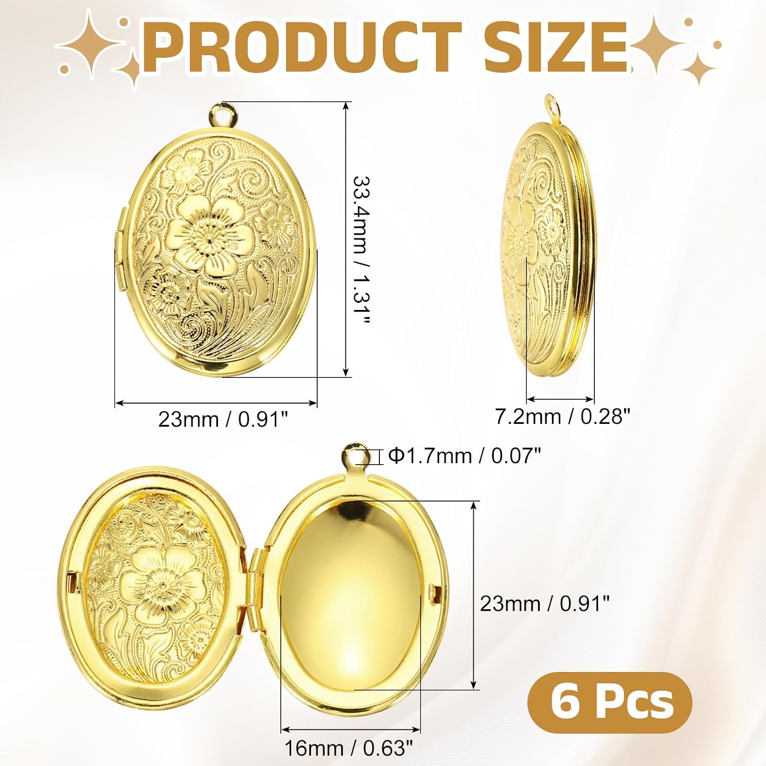 MECCANIXITY Custom Photo Locket Charm, Copper Retro Picture Locket Pendants for Women Men DIY Memorial KeyChains Necklace Bracelet Jewelry Making