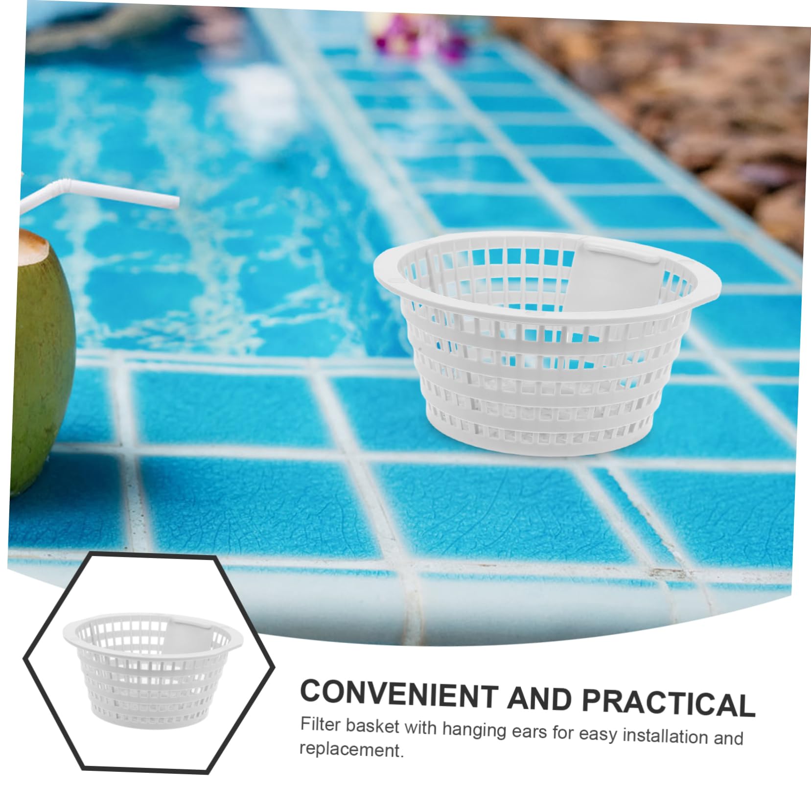 TOYANDONA 8piezas Cesta De Filtrado para Piscina Filtro De Basura De Piscina Cesta De Malla para Skimmer Accesorio Práctico para Limpieza De Agua