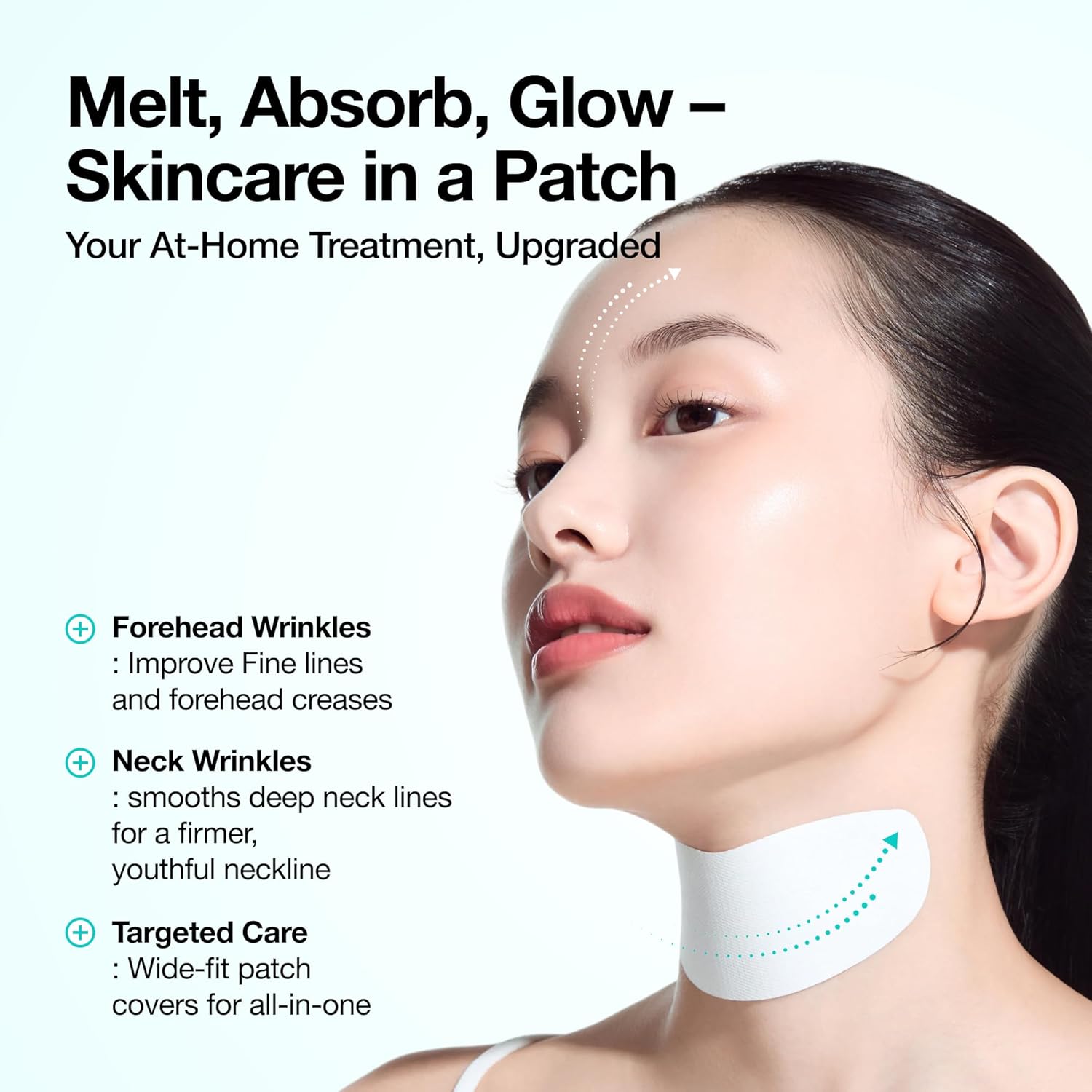 Anua PDRN Collagen Melting Patch for Neck, Instant Lifting and Firming Thin Film Patch for Neck Fine Lines, Salmon DNA, Korean Skincare, 0.02g x 4EA - Image 5