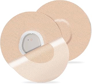 G7 Adhesive Patches 30Pack Waterproof Sensor Cover for stelo Overpatch Latex-Free Cotton Tape for 10-15Days Long Stay Hypoallergenic Medical Glue No Hole