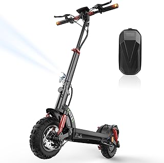 E Scooter mit Straßenzulassung - 11 Zoll MAX 80KM Reichweite Offroad Elektroroller, Faltbarer E-Roller mit Duale Aufhängung, Blinker und APP, Elektroscooter Erwachsene für Stadt und Land Pendeln