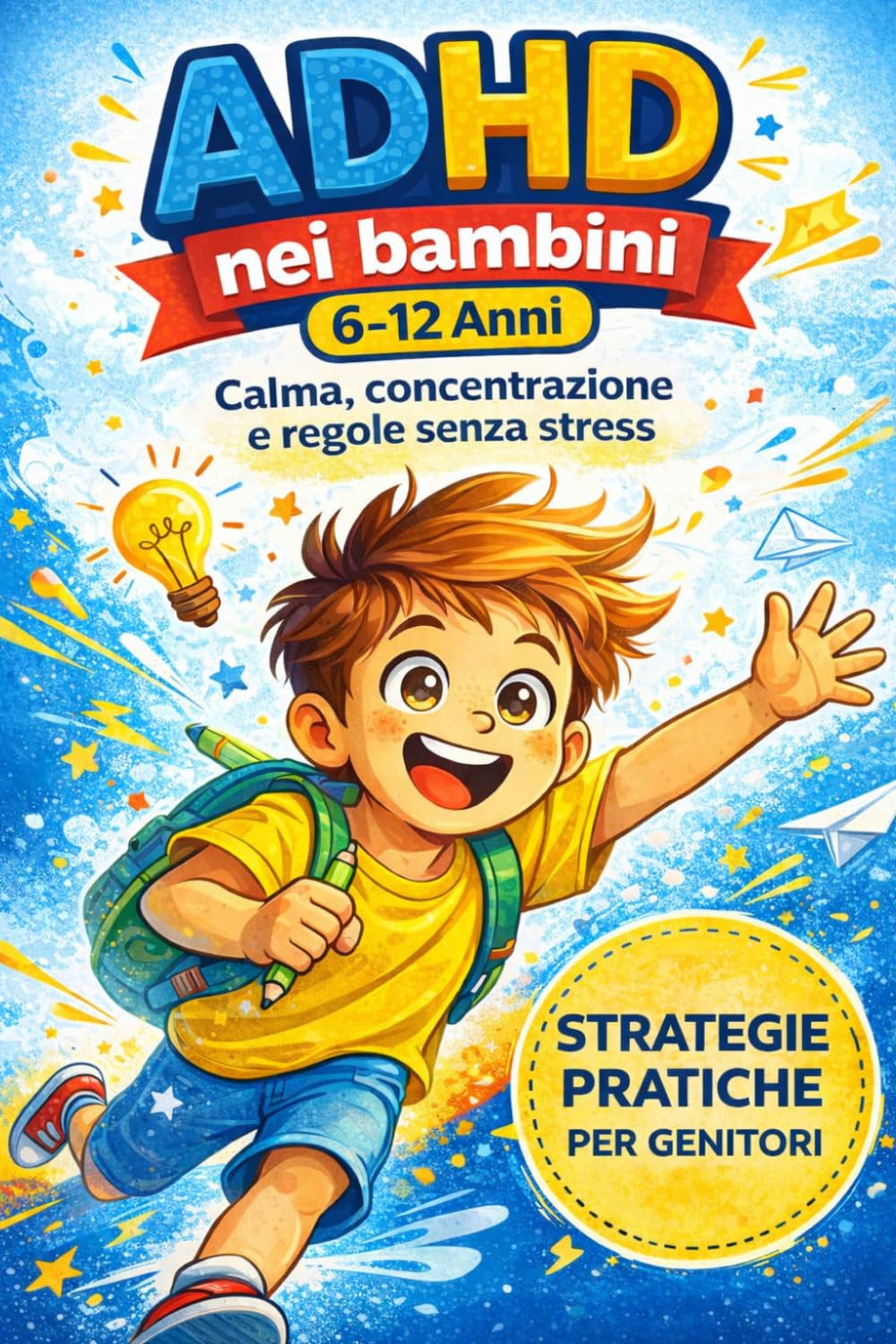 ADHD NEI BAMBINI (6–12 ANNI): GUIDA COMPLETA PER GENITORI: Strategie pratiche per gestire attenzione, emozioni e comportamento a casa e a scuola! (ADHD – Guide pratiche)