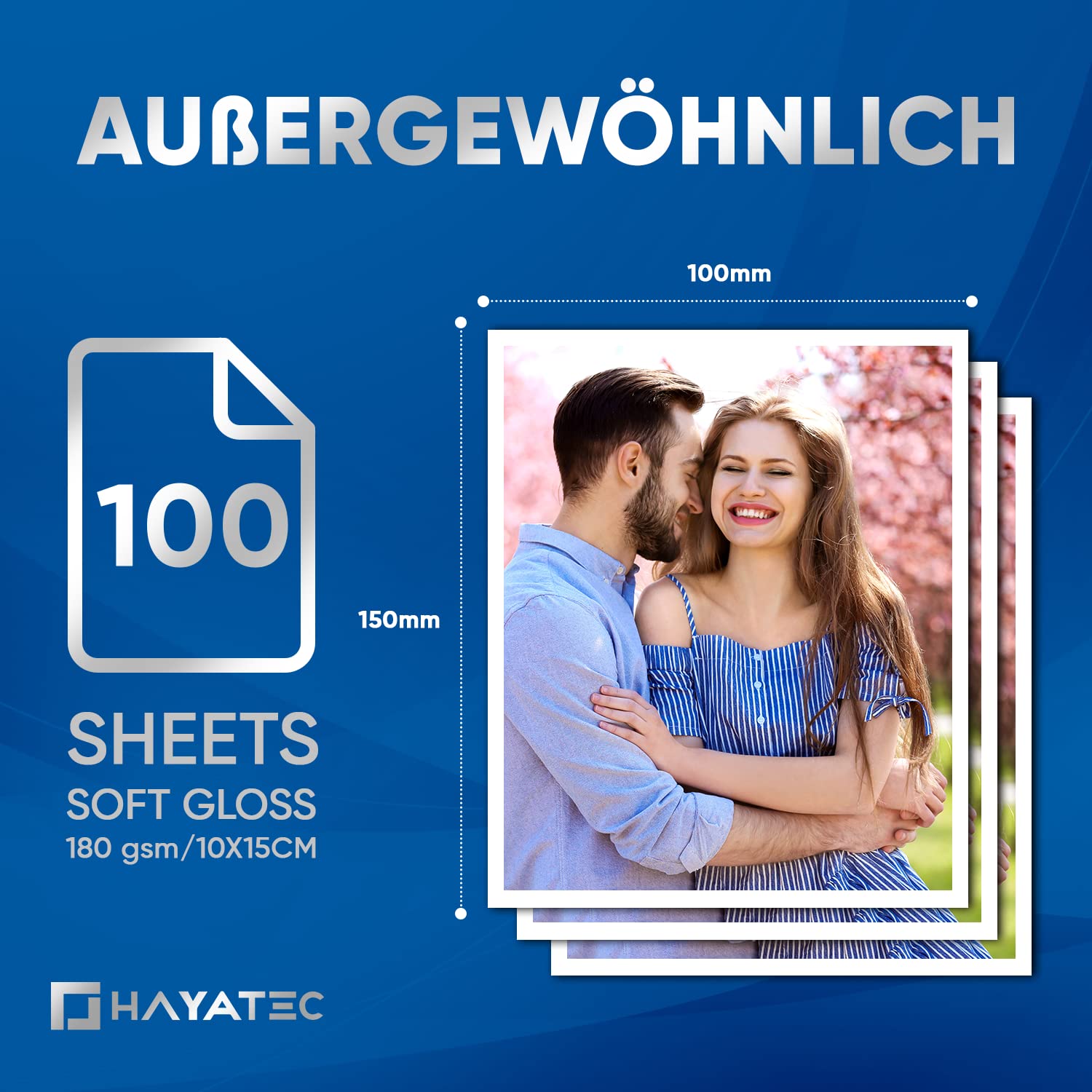 100 Fogli Carta Fotografica A4 Lucida 240g - Per Stampa Professionale Con Finitura Brillante E Rapida Asciugatura - Foto 3