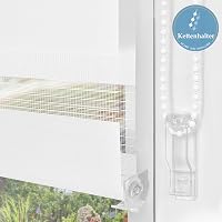 Atlaz Klemmfix Dupla Roletta Fúrás Nélkül 45x150cm Fehér Zebra Roletta 5