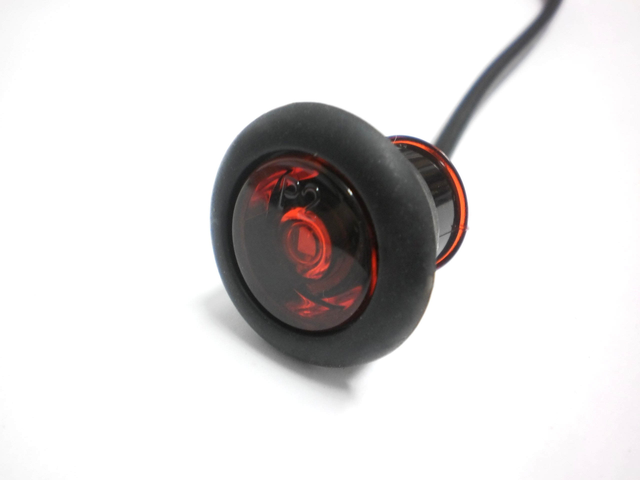 3/4" Red Flush Mount Side Marker LED Light Golf Cart RV