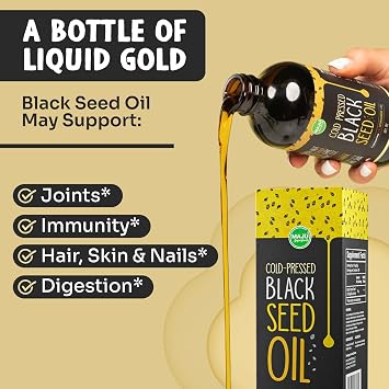Maju Superfoods Sea Moss Capsules and Black Seed Oil Bundle