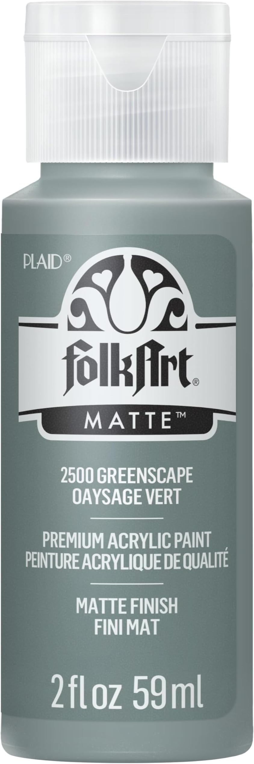 FolkArt Acrylic Paint in Assorted Colors (2 oz), 2500, Greenscape