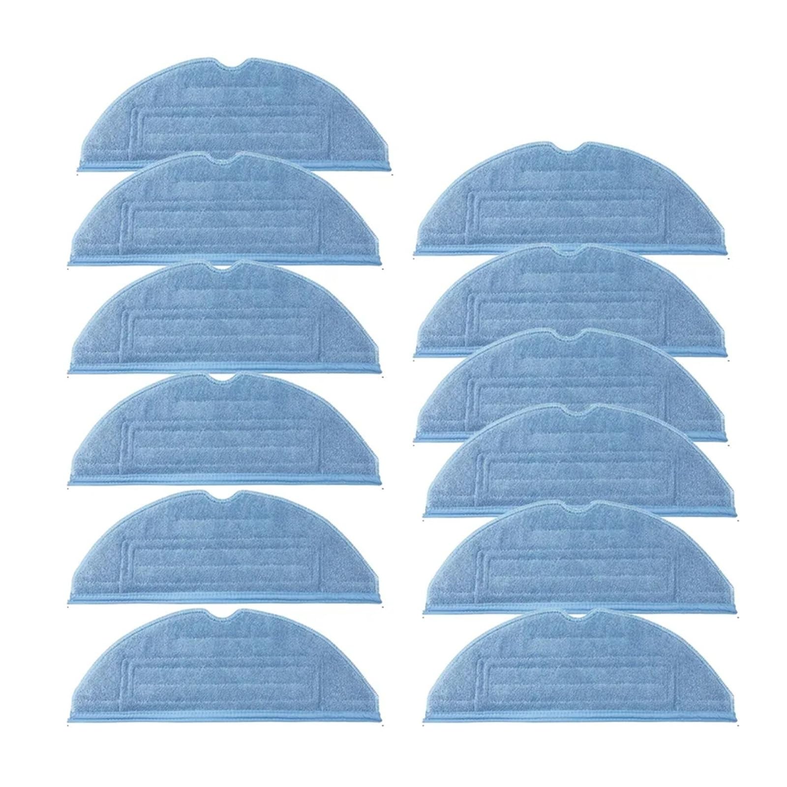 VIXWDRUTY Compatible For Roborock，S7 S70 S75 S7Max S7MaxV T7s T7s Plus Mop Pad Vacuum Cleaner Robot Mop Rags Parts Mop Cloths(12pcs)