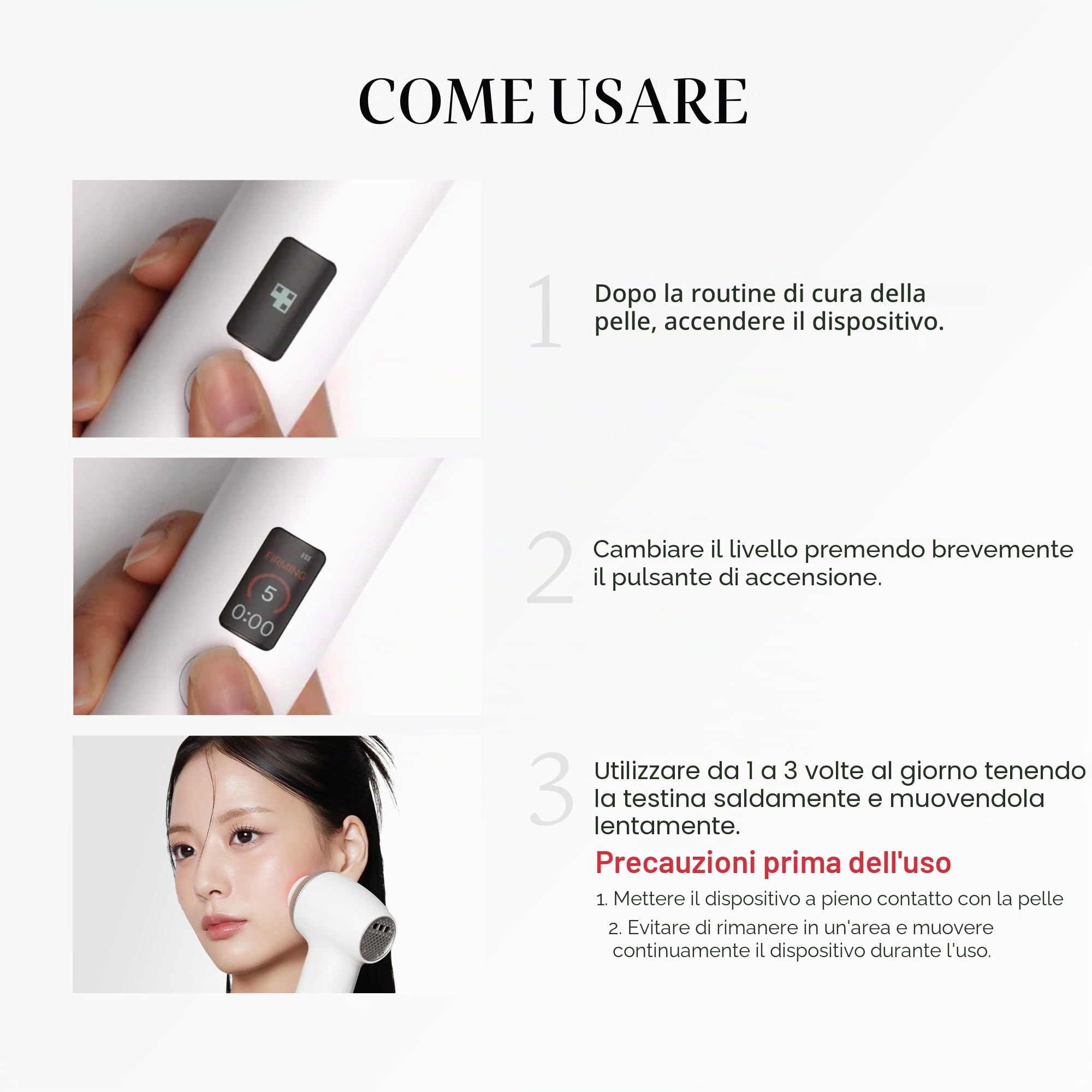 Medicube Age-R Ultra Tune 40.68 Strumento per la cura della pelle 2 in 1 alta tecnologia