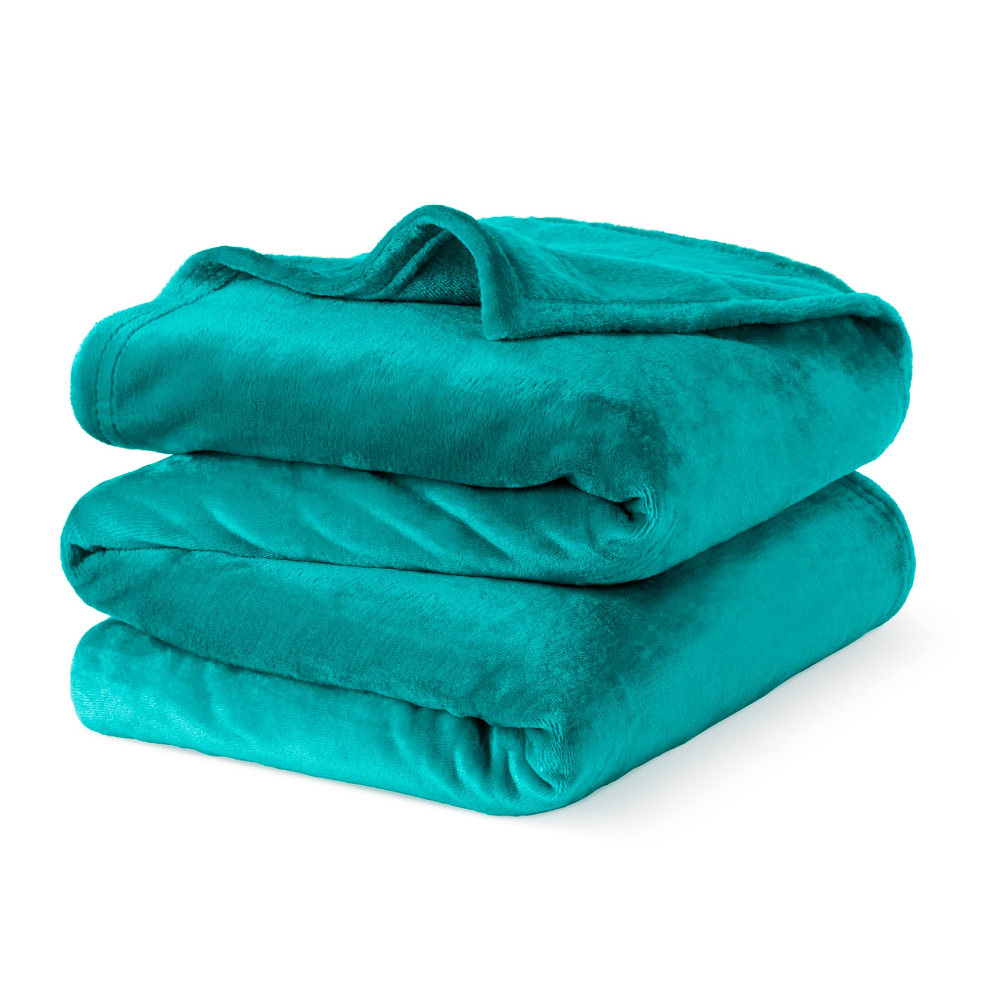 Livivo Luxury King Size Fleece Blanket With Velvet Finish  Ocean from B&Q
