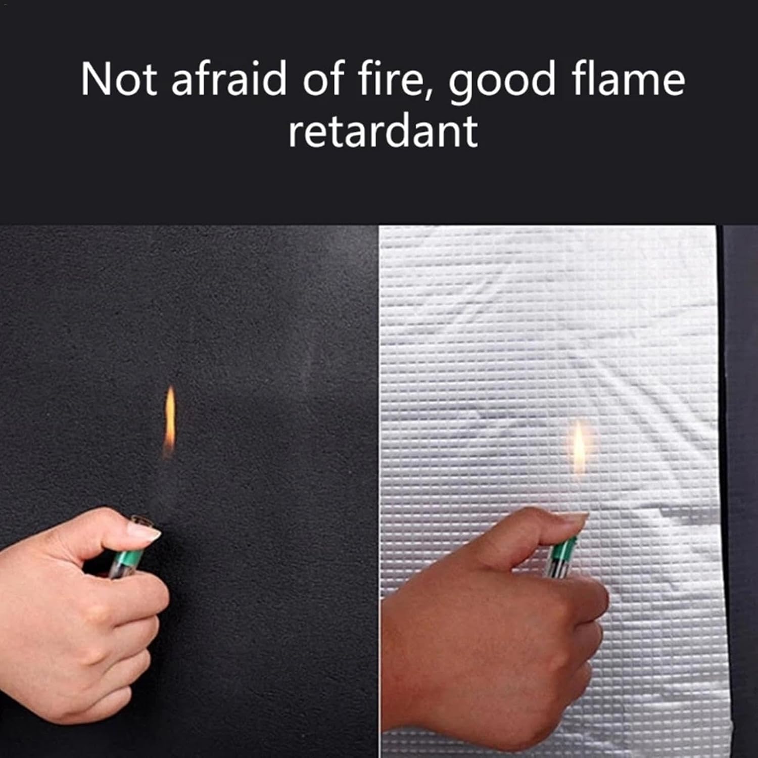 JITUIHOM 10mm Car Heat Sound Deadening Mat for Lexus GX550 TPE 2024, Automobile Sound Deadening & Heat Insulation Aluminum Foil Finish Moistureproof Waterproof